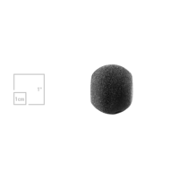 LARGE FOAM WINDSCREEN FOR HEADWORN MIC (BLACK)